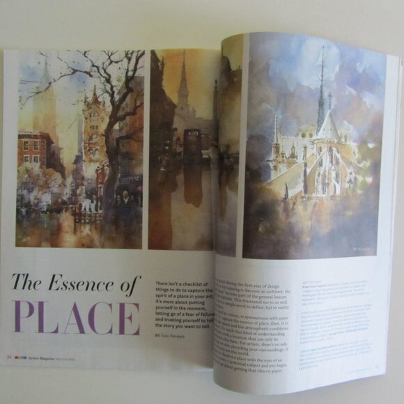 Artists Magazine Going Places May/June 2023 Issue - Picture 6 of 6